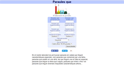 Desktop Screenshot of paraulesque.com